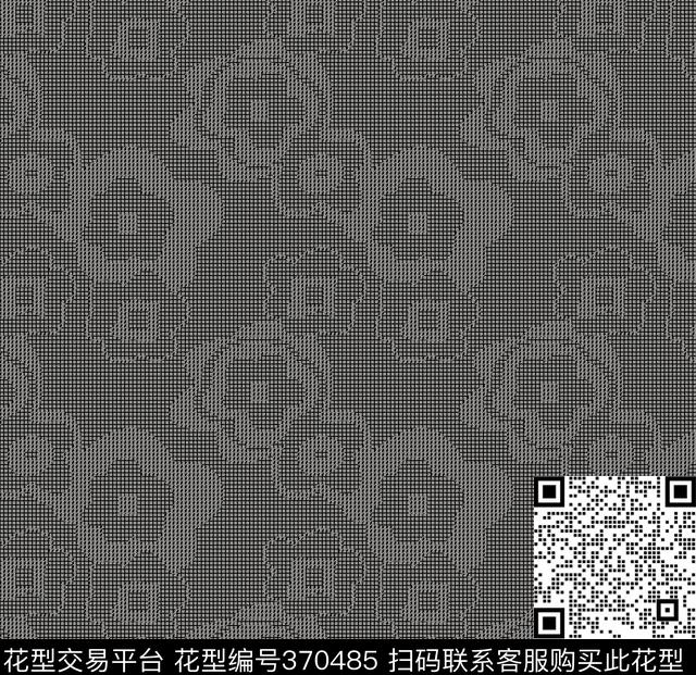 不规则几何仿提花暗花传统印花华亿平台下载（图片编号: 370485） - 瓦栏（Walan）