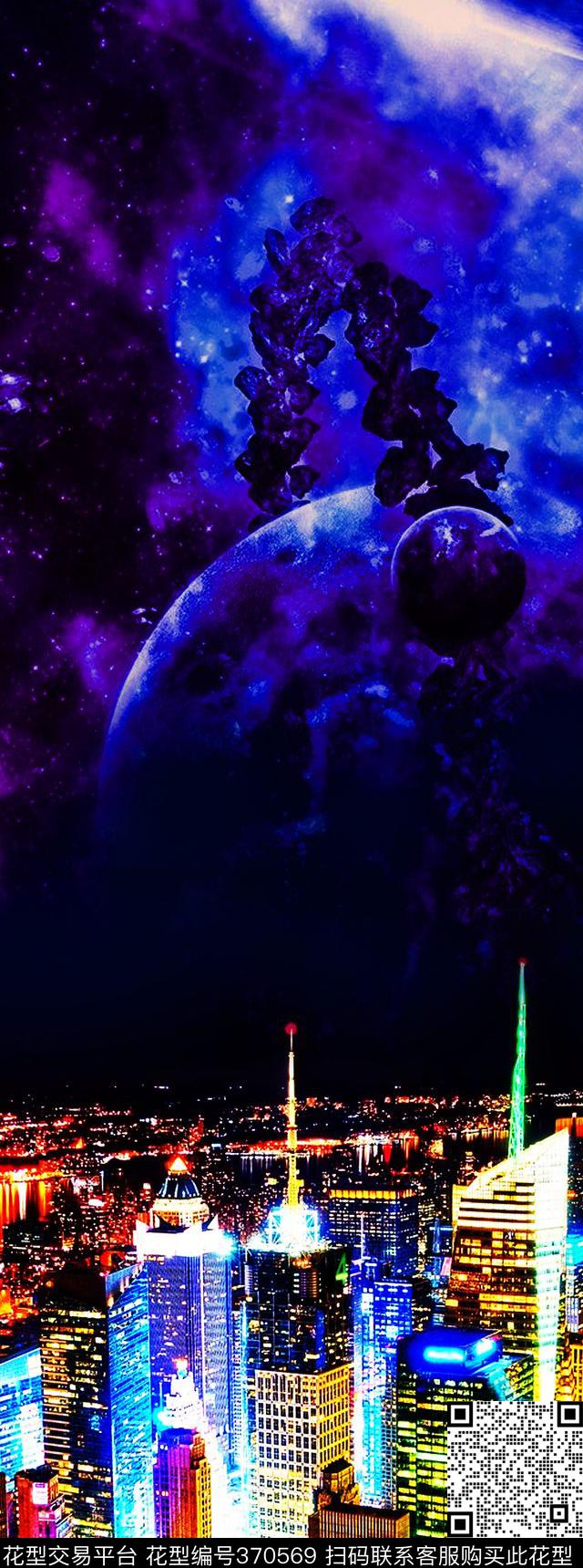 围巾华亿平台数码印花华亿平台下载（图片编号: 370569） - 瓦栏（Walan）