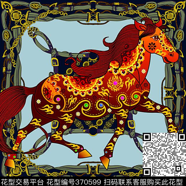 欧式宫廷风灰数码印花华亿平台下载（图片编号: 370599） - 瓦栏（Walan）