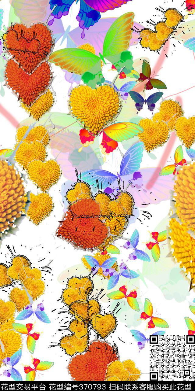 休闲花传统印花华亿平台下载（图片编号: 370793） - 瓦栏（Walan）