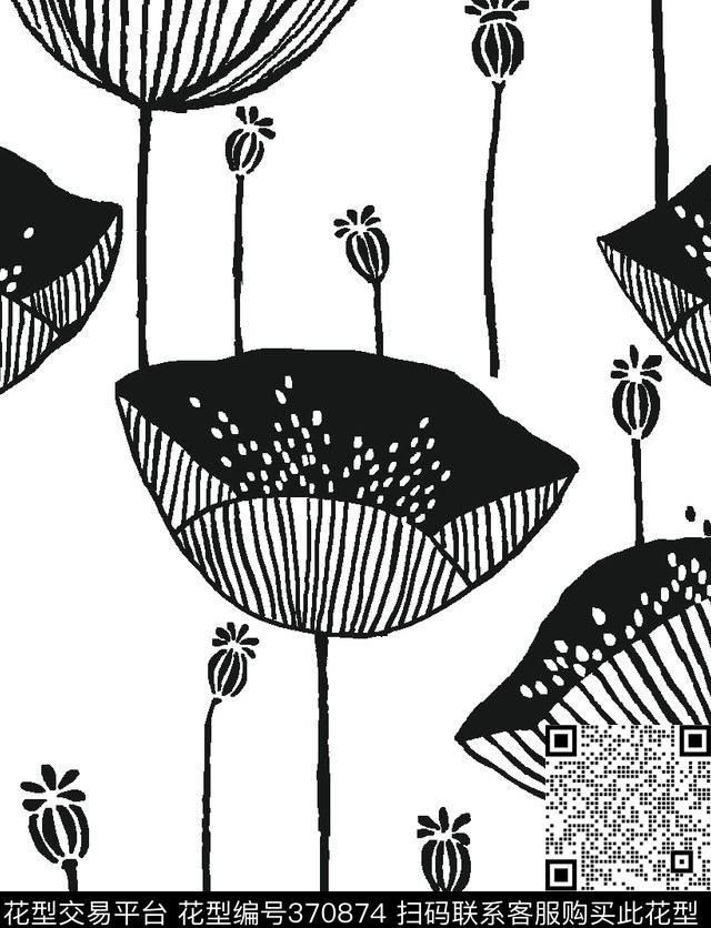 花朵田园flowers传统印花华亿平台下载（图片编号: 370874） - 瓦栏（Walan）