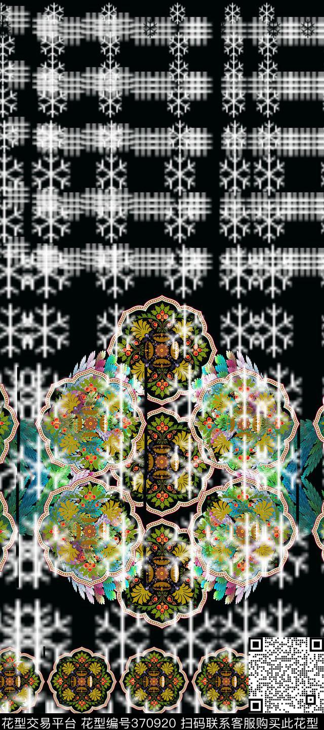 经典花传统印花华亿平台下载（图片编号: 370920） - 瓦栏（Walan）