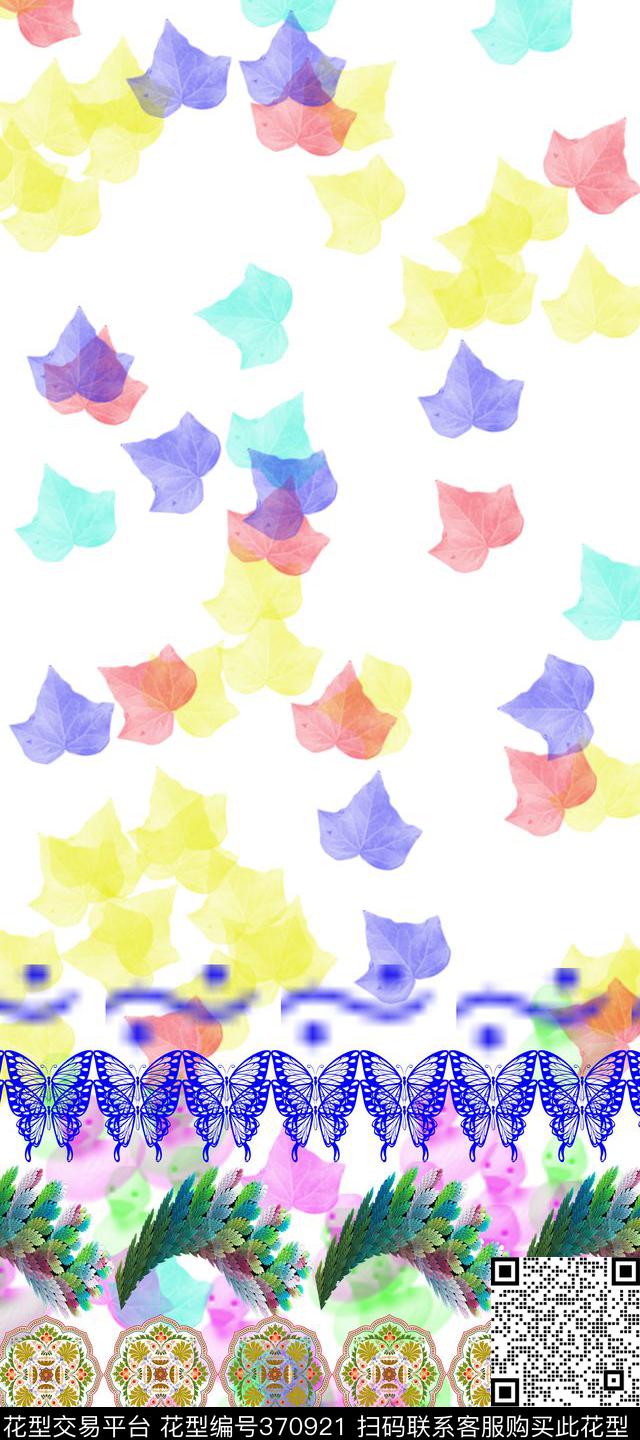 自然花传统印花华亿平台下载（图片编号: 370921） - 瓦栏（Walan）