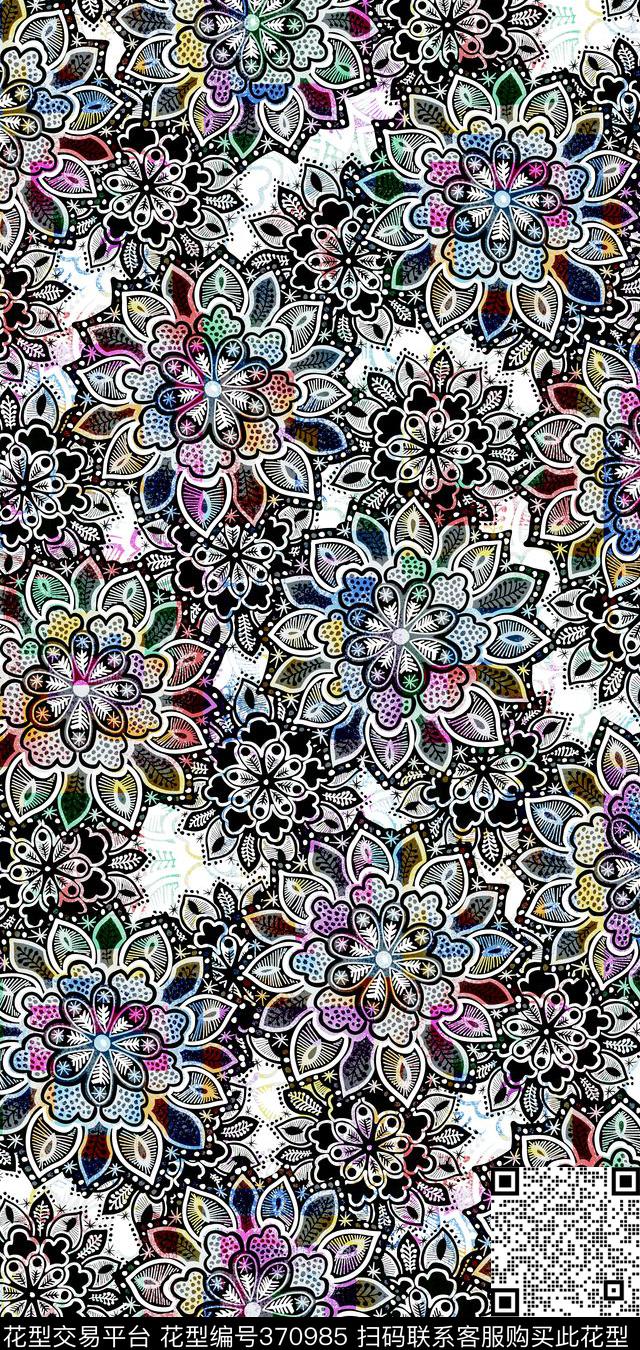 个性休闲数码印花华亿平台下载（图片编号: 370985） - 瓦栏（Walan）