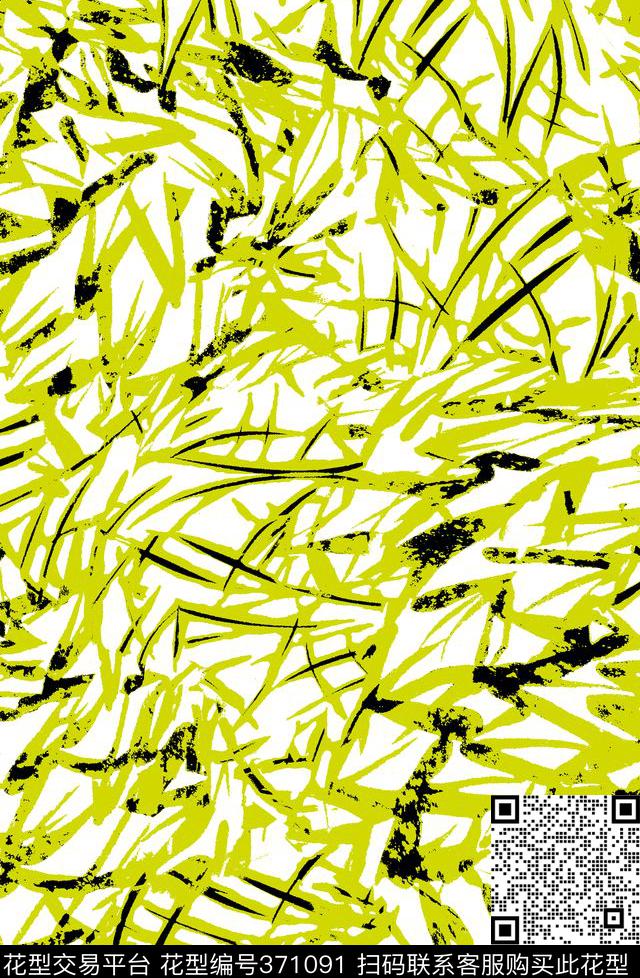 传统印花抽象叶子肌理传统印花华亿平台下载（图片编号: 371091） - 瓦栏（Walan）