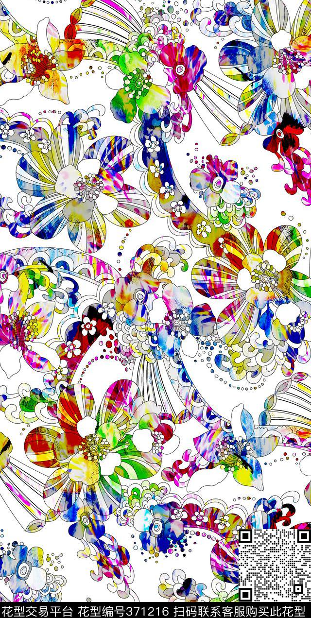 创意中国风最炫民族风传统印花华亿平台下载（图片编号: 371216） - 瓦栏（Walan）