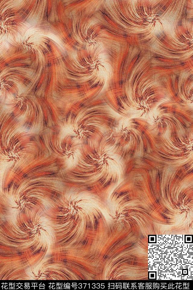 休闲抽象女装数码印花华亿平台下载（图片编号: 371335） - 瓦栏（Walan）