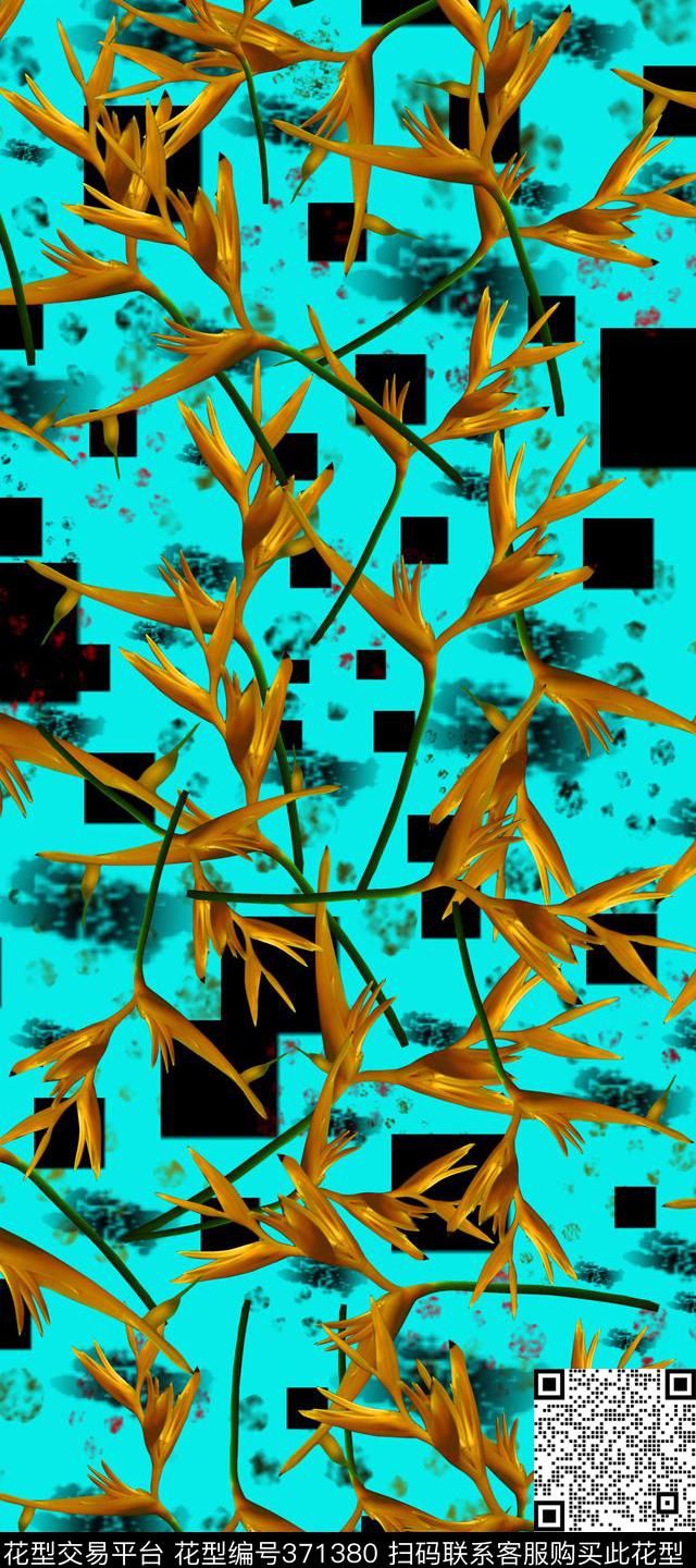 休闲鸡冠花传统印花华亿平台下载（图片编号: 371380） - 瓦栏（Walan）