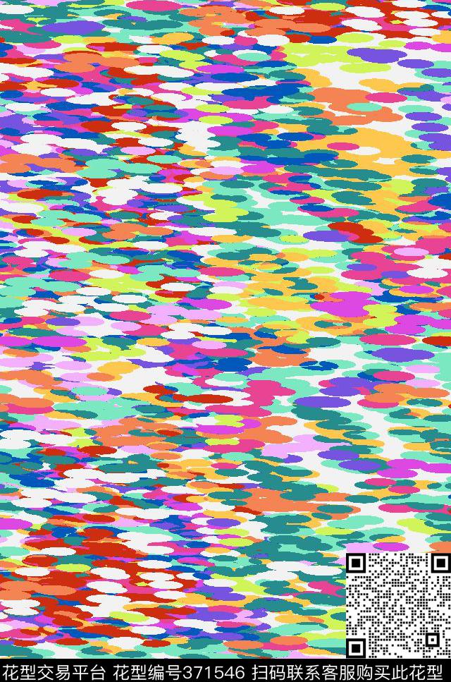 时尚彩色点点打底裤及服饰传统印花华亿平台下载（图片编号: 371546） - 瓦栏（Walan）