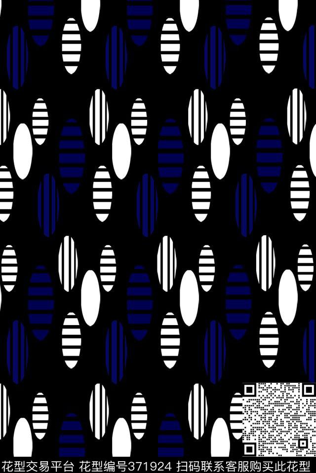 简洁几何男装几何线条传统印花华亿平台下载（图片编号: 371924） - 瓦栏（Walan）