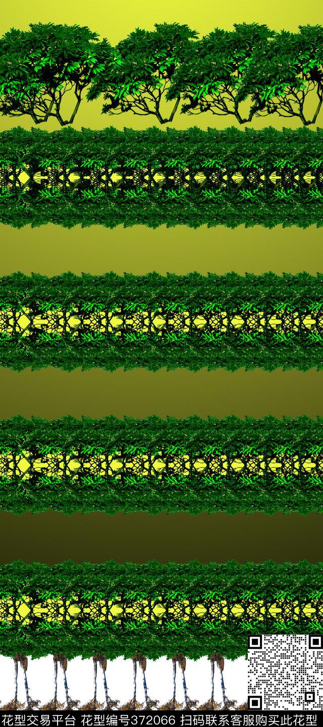 树休闲传统印花华亿平台下载（图片编号: 372066） - 瓦栏（Walan）