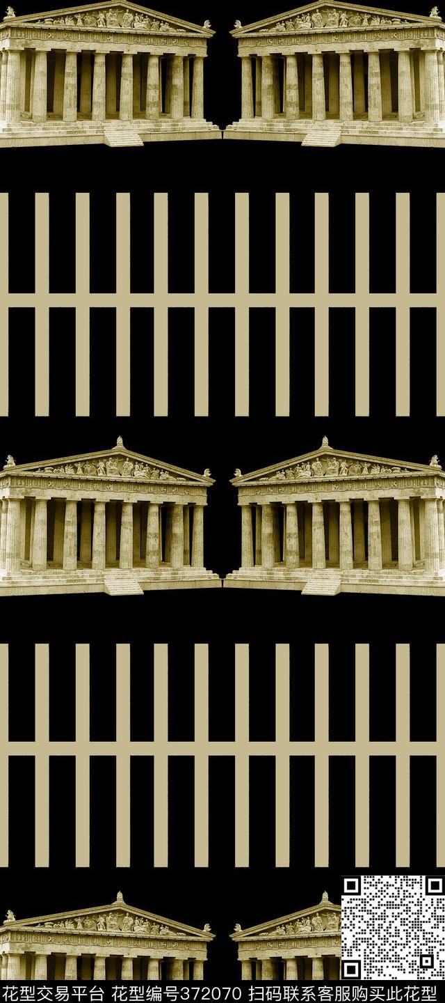 建筑休闲传统印花华亿平台下载（图片编号: 372070） - 瓦栏（Walan）