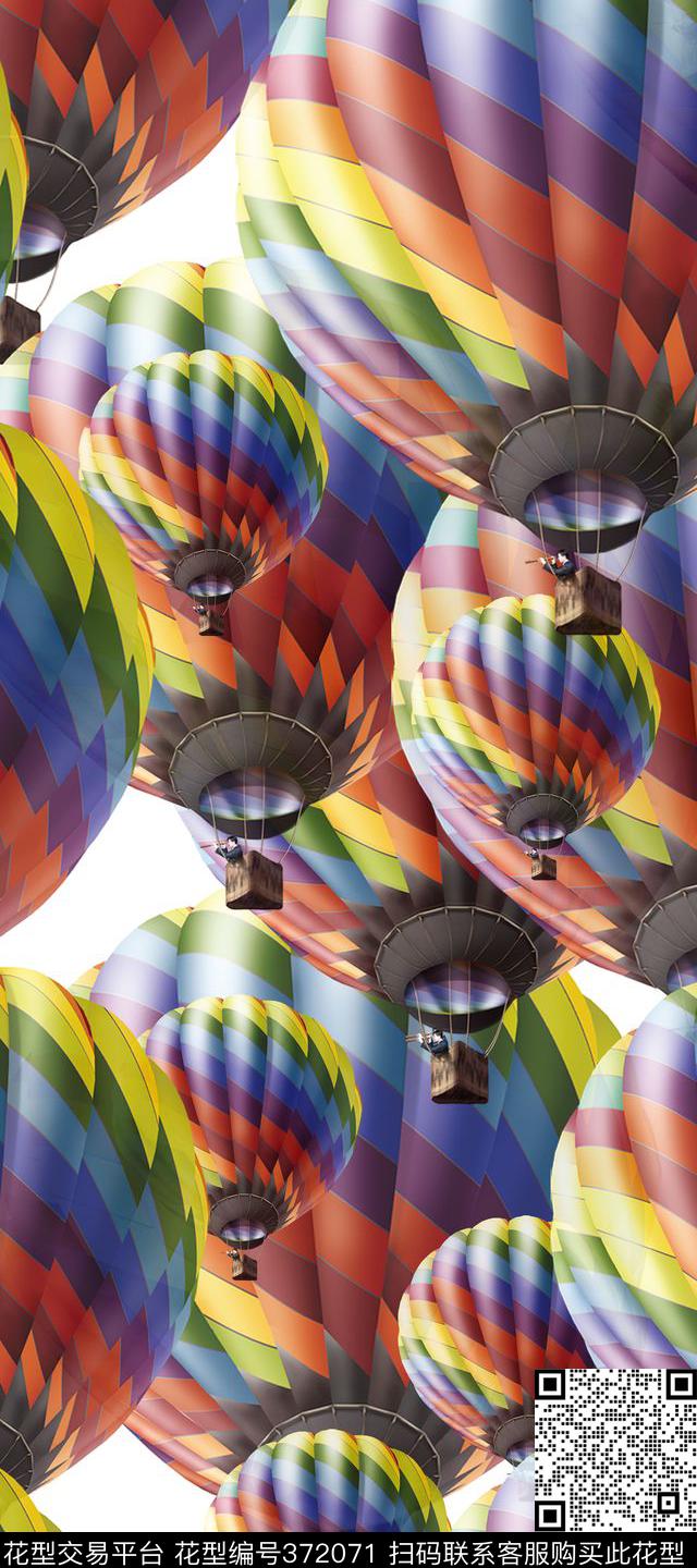 氢气球休闲数码印花华亿平台下载（图片编号: 372071） - 瓦栏（Walan）