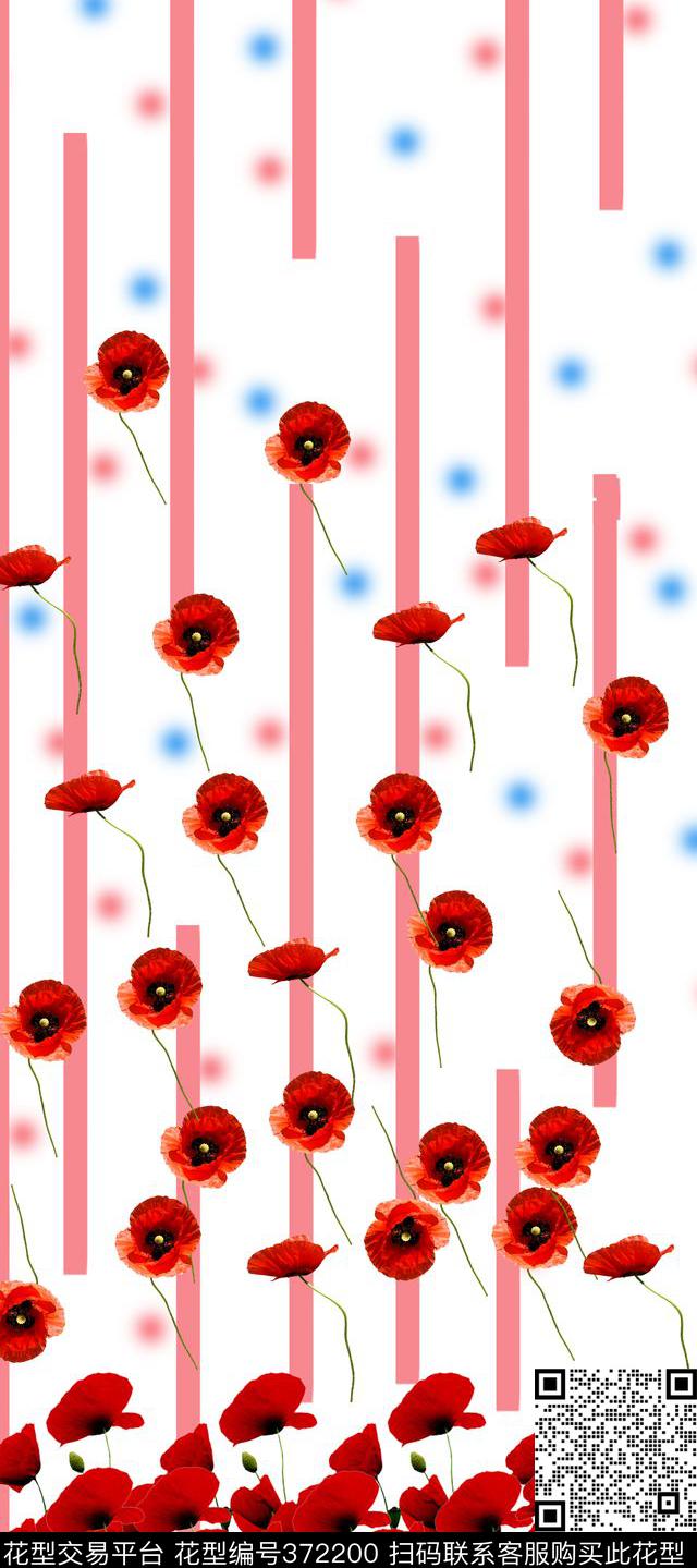 花休闲数码印花华亿平台下载（图片编号: 372200） - 瓦栏（Walan）