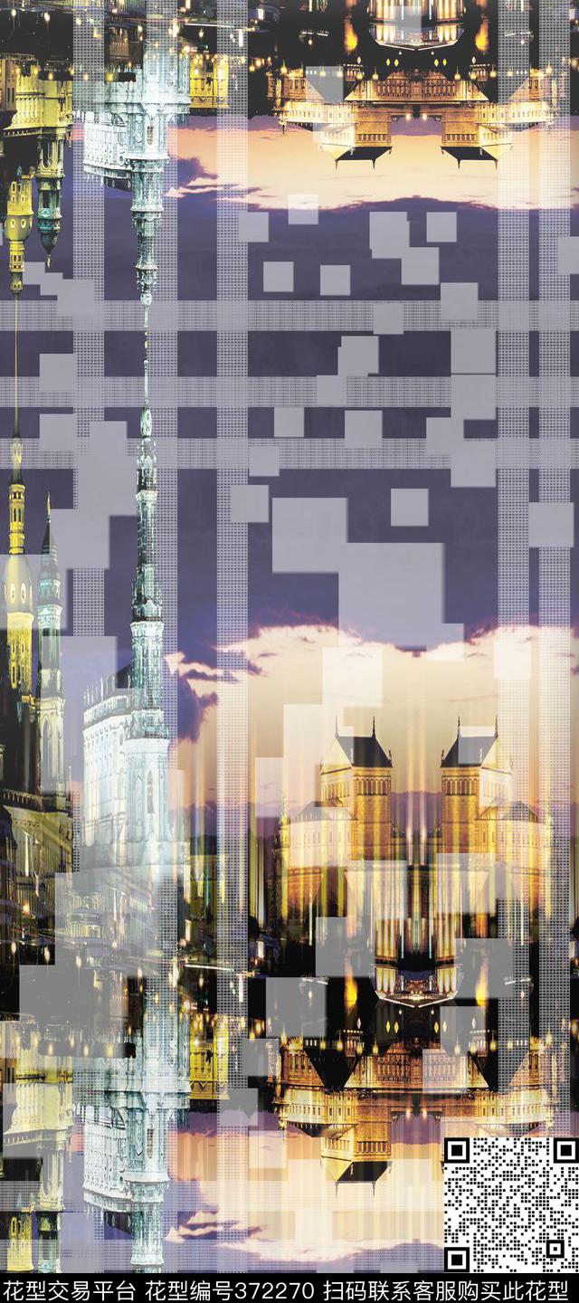 房子休闲数码印花华亿平台下载（图片编号: 372270） - 瓦栏（Walan）