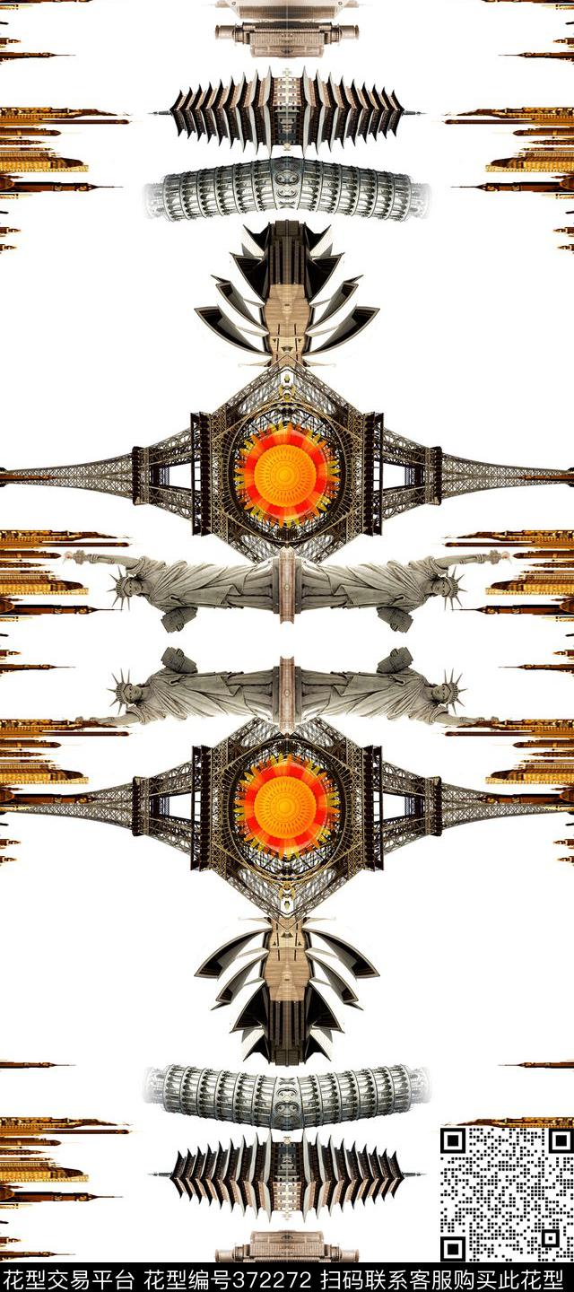 建筑休闲数码印花华亿平台下载（图片编号: 372272） - 瓦栏（Walan）