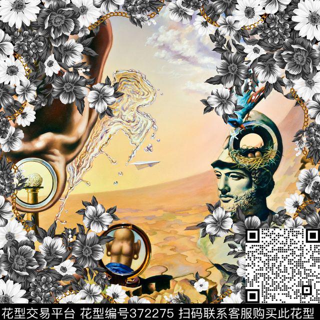 趣味插画数码印花华亿平台下载（图片编号: 372275） - 瓦栏（Walan）