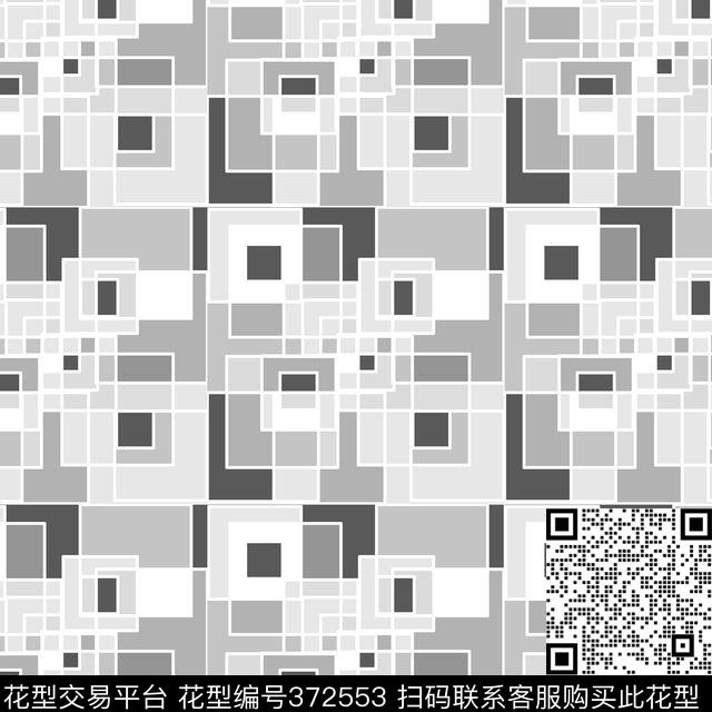 简约矩形数码印花华亿平台下载（图片编号: 372553） - 瓦栏（Walan）