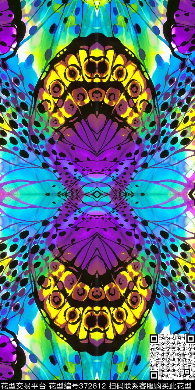 抽象色彩数码数码印花华亿平台下载（图片编号: 372612） - 瓦栏（Walan）