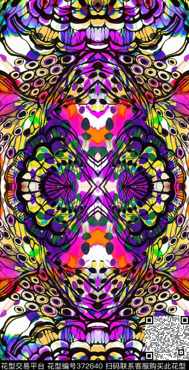 抽象色彩数码数码印花华亿平台下载（图片编号: 372640） - 瓦栏（Walan）