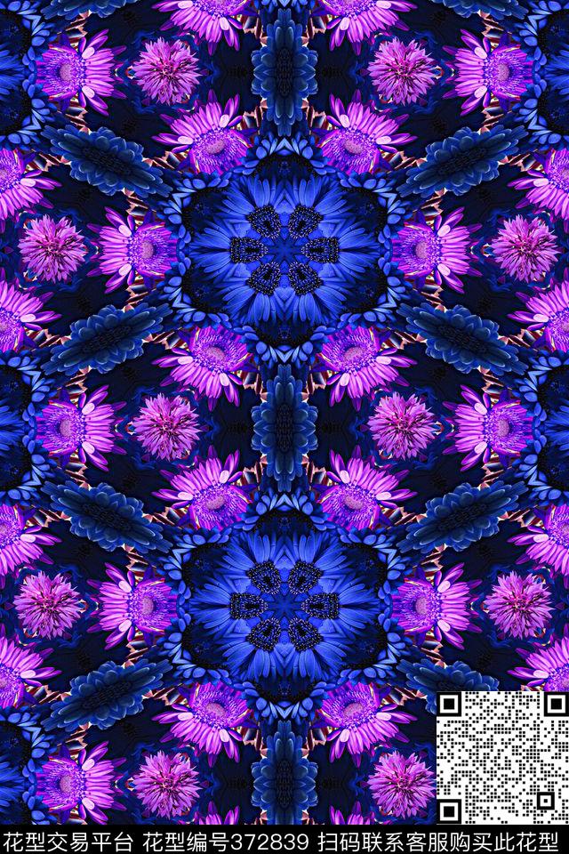 花卉数码数码印花华亿平台下载（图片编号: 372839） - 瓦栏（Walan）