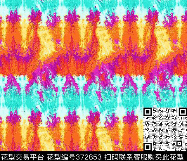 写意渐变打底裤及服饰传统印花华亿平台下载（图片编号: 372853） - 瓦栏（Walan）