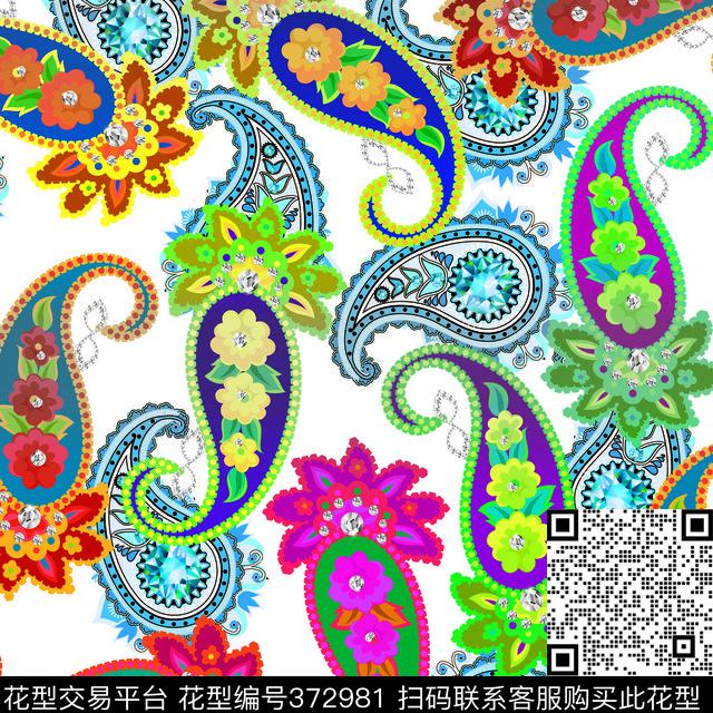 变形虫细线条数码印花华亿平台下载（图片编号: 372981） - 瓦栏（Walan）