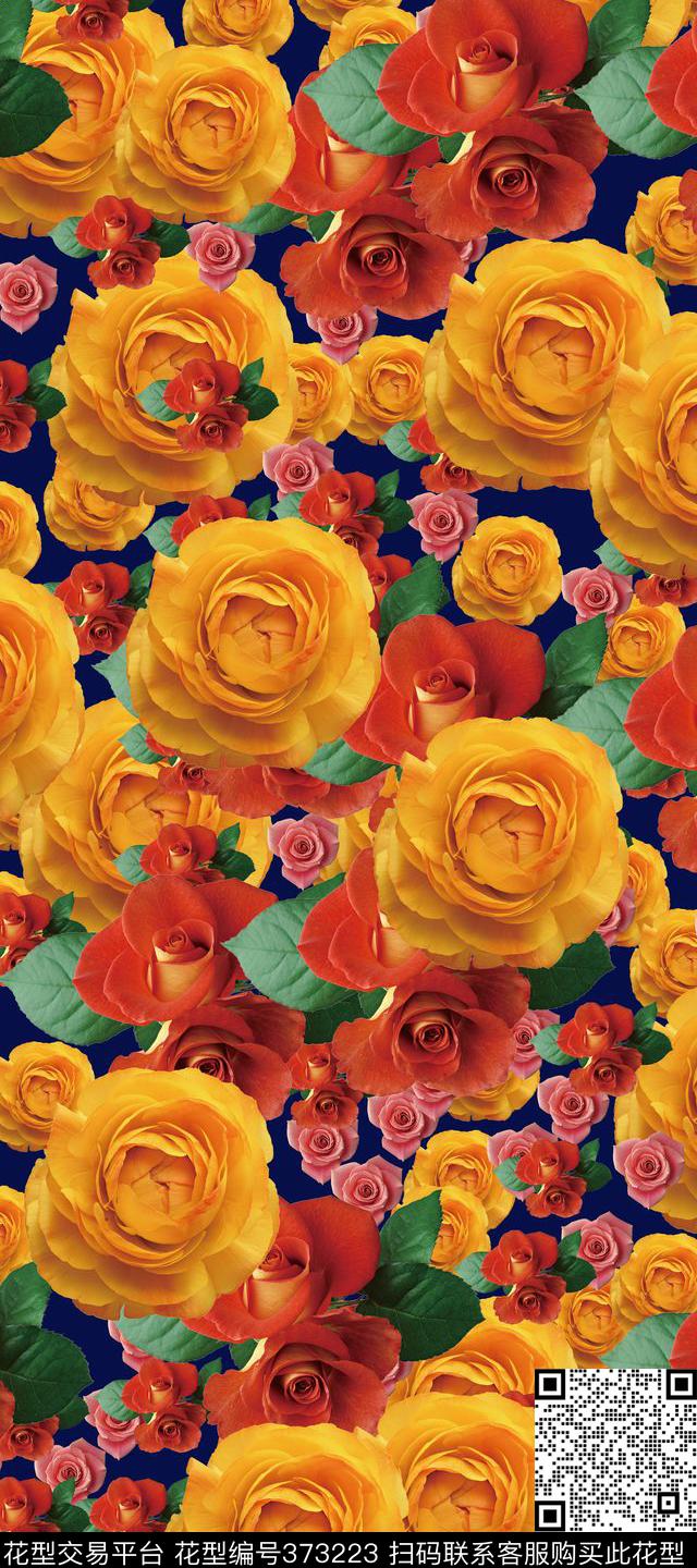 花卉休闲数码印花华亿平台下载（图片编号: 373223） - 瓦栏（Walan）