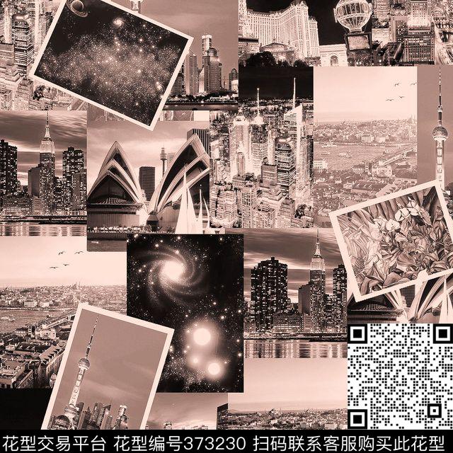 现代建筑打底裤及服饰数码印花华亿平台下载（图片编号: 373230） - 瓦栏（Walan）