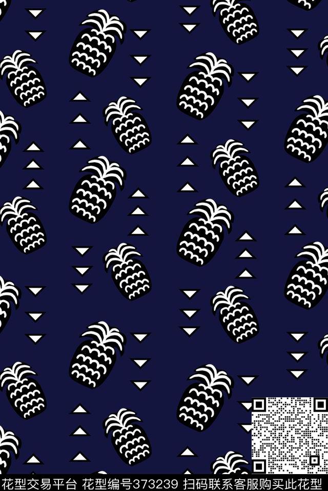 男装水果菠萝、几何男装印花集锦传统印花华亿平台下载（图片编号: 373239） - 瓦栏（Walan）