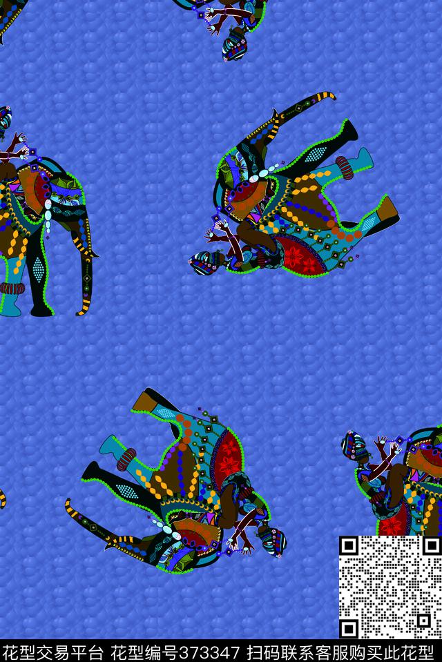 动物底纹数码印花华亿平台下载（图片编号: 373347） - 瓦栏（Walan）