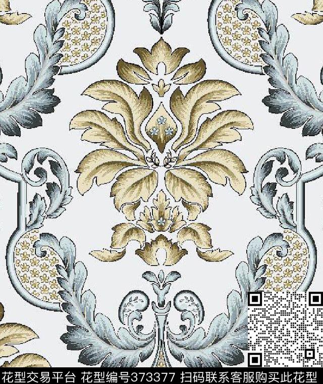 古典传统印花华亿平台下载（图片编号: 373377） - 瓦栏（Walan）