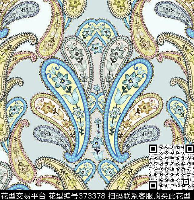 古典传统印花华亿平台下载（图片编号: 373378） - 瓦栏（Walan）