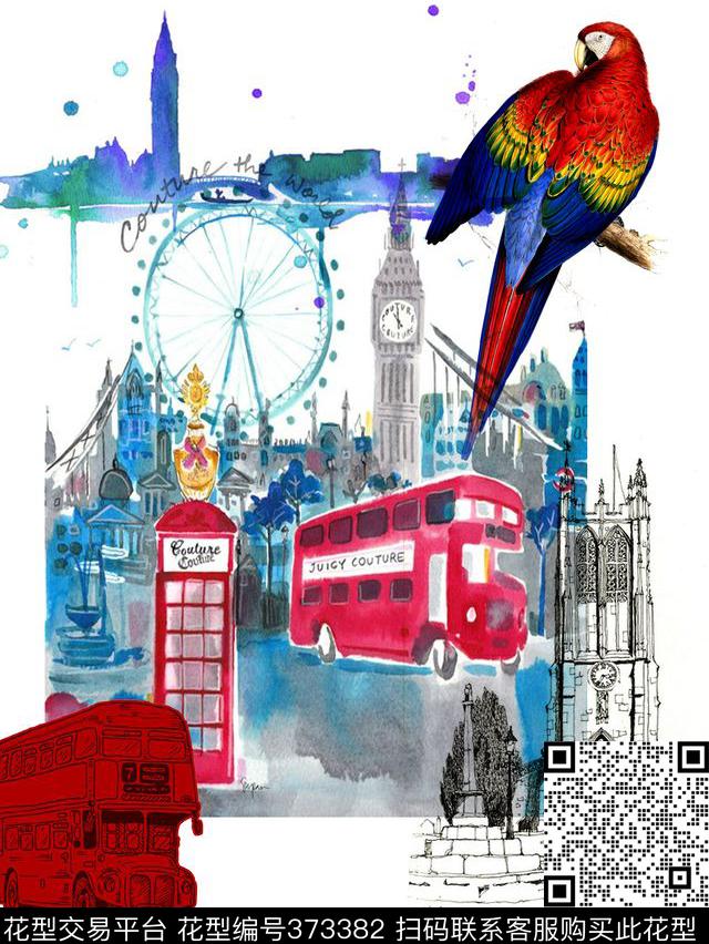 t恤华亿平台巴士城市数码印花华亿平台下载（图片编号: 373382） - 瓦栏（Walan）