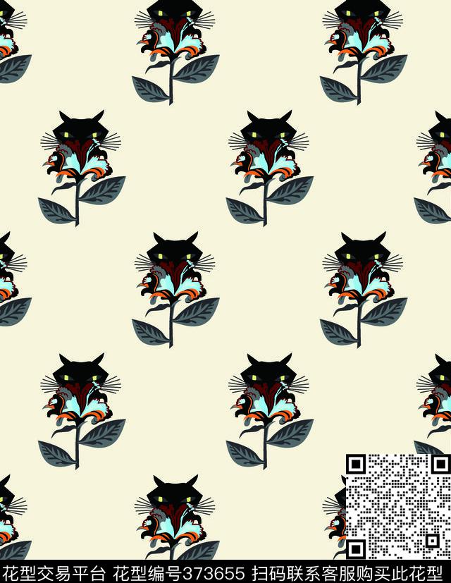 动物乱花传统印花华亿平台下载（图片编号: 373655） - 瓦栏（Walan）