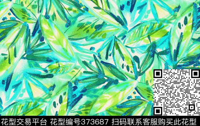 水彩风格花卉家纺传统印花华亿平台下载（图片编号: 373687） - 瓦栏（Walan）