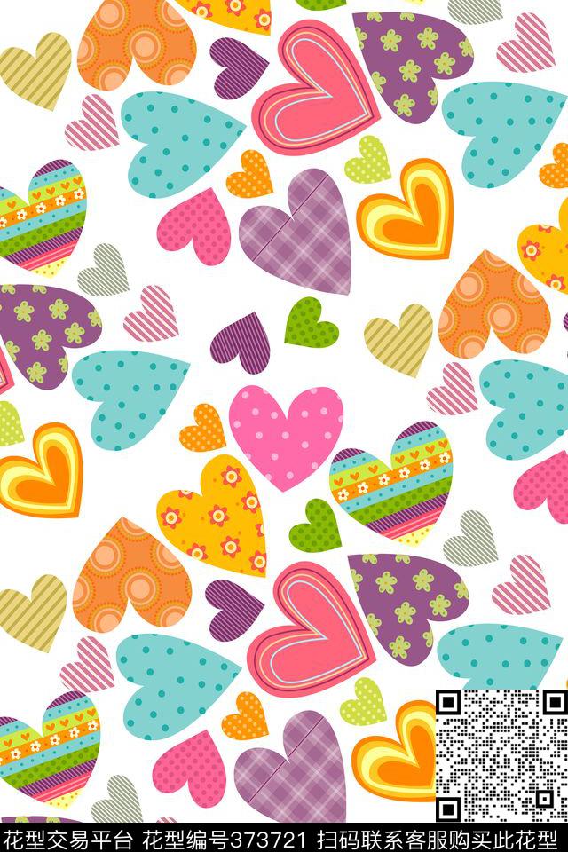 爱心儿童家纺传统印花华亿平台下载（图片编号: 373721） - 瓦栏（Walan）