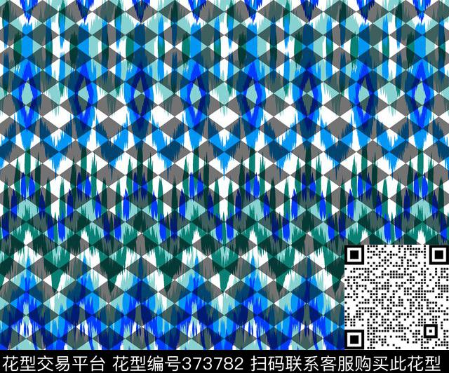 几何流行风格传统印花华亿平台下载（图片编号: 373782） - 瓦栏（Walan）