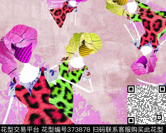 动物卡通人物数码印花数码印花华亿平台下载（图片编号: 373878） - 瓦栏（Walan）