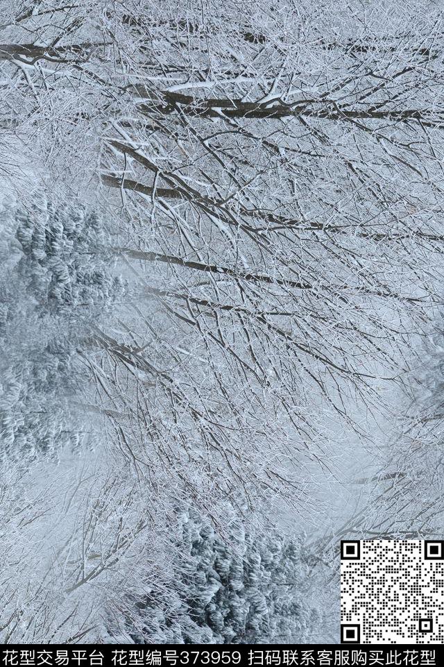 复古风景羽绒服华亿平台数码印花华亿平台下载（图片编号: 373959） - 瓦栏（Walan）