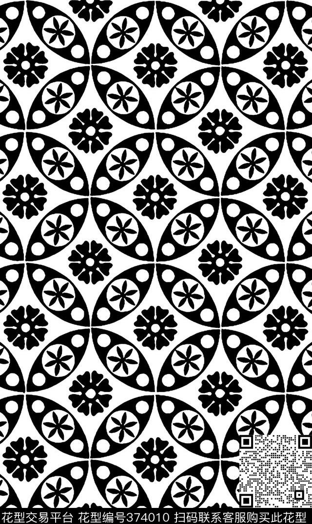 传统印花几何格子几何传统印花华亿平台下载（图片编号: 374010） - 瓦栏（Walan）