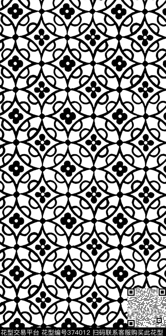 传统印花几何图案几何传统印花华亿平台下载（图片编号: 374012） - 瓦栏（Walan）