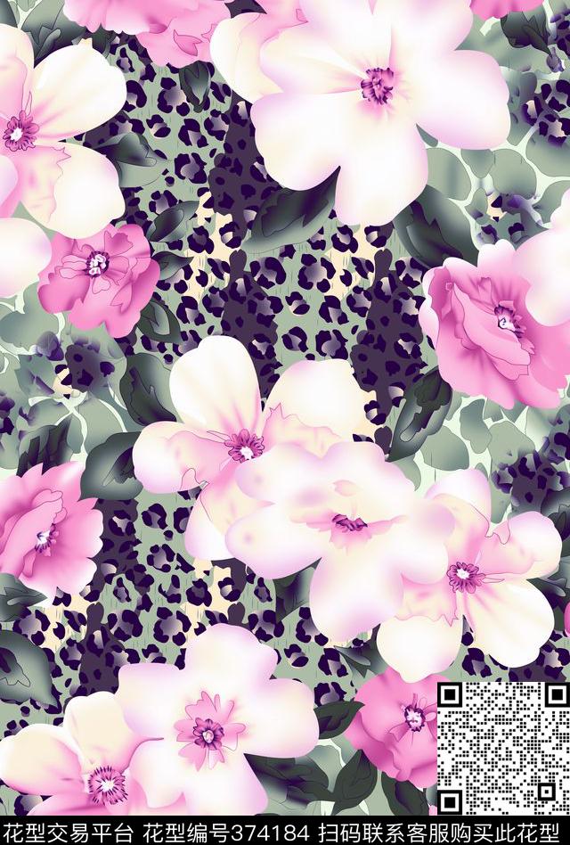 服装花华亿平台传统印花华亿平台下载（图片编号: 374184） - 瓦栏（Walan）