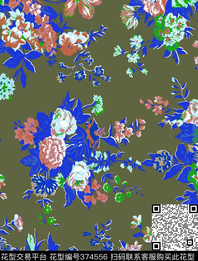 JPG50X66300DPI传统印花华亿平台下载（图片编号: 374556） - 瓦栏（Walan）