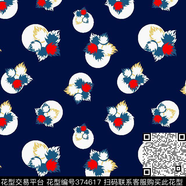 男装时尚波点传统印花华亿平台下载（图片编号: 374617） - 瓦栏（Walan）