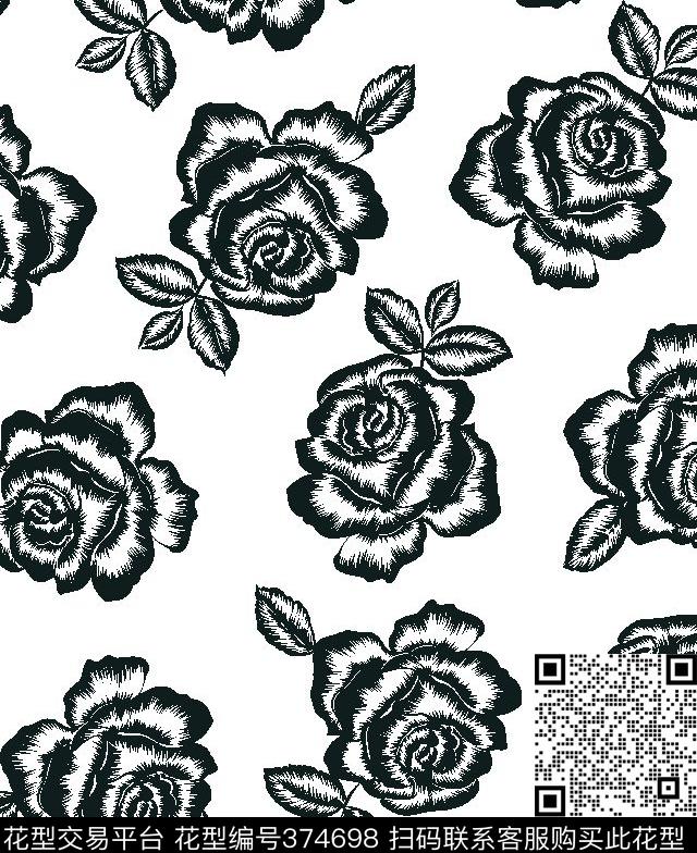 清新传统印花华亿平台下载（图片编号: 374698） - 瓦栏（Walan）