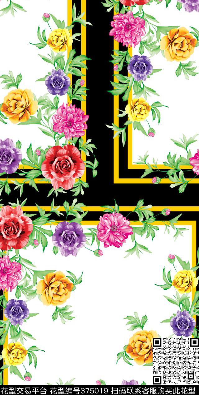 休闲格子花波点格子花数码印花华亿平台下载（图片编号: 375019） - 瓦栏（Walan）