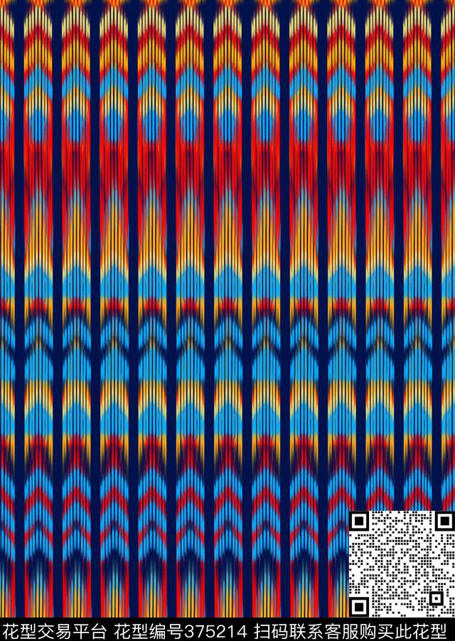 民族几何泳衣/内衣/服饰面料华亿平台传统印花华亿平台下载（图片编号: 375214） - 瓦栏（Walan）
