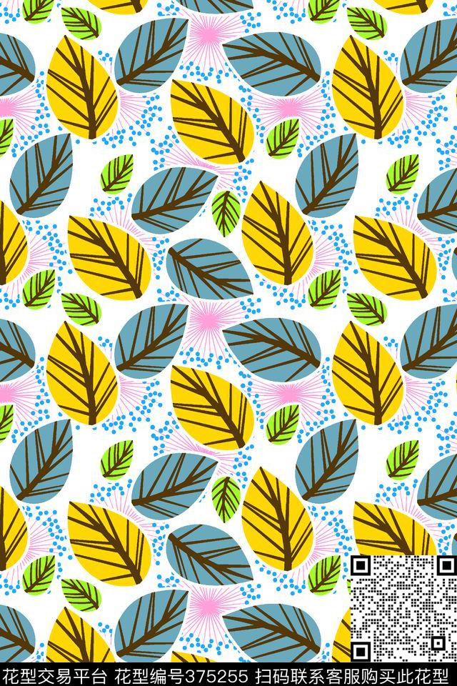 叶子2014-09传统印花华亿平台下载（图片编号: 375255） - 瓦栏（Walan）