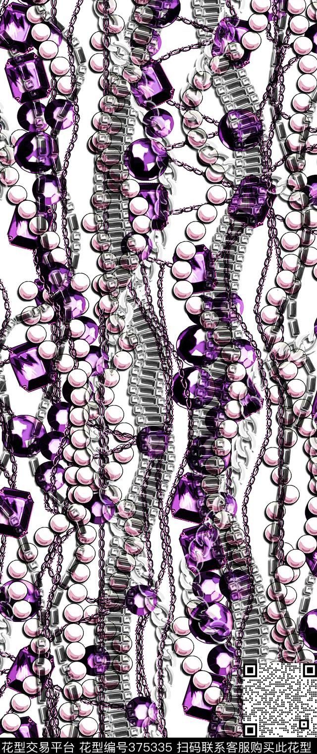 珠宝服饰宝石数码印花华亿平台下载（图片编号: 375335） - 瓦栏（Walan）